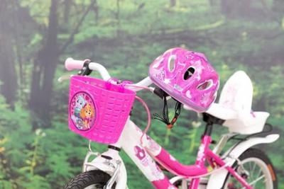 Kindermand voor op de fiets The Paw Patrol Roze