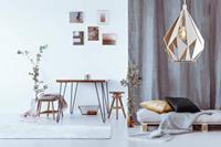 Eglo HanglampCarlton 1 20cm wit met goud - 43001 - thumbnail