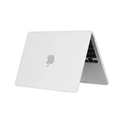 Lunso MacBook Air 13 inch (2022-2026) cover hoes - case - Mat Transparant