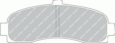 Remblokken set FDB859 Remblokken set FDB859