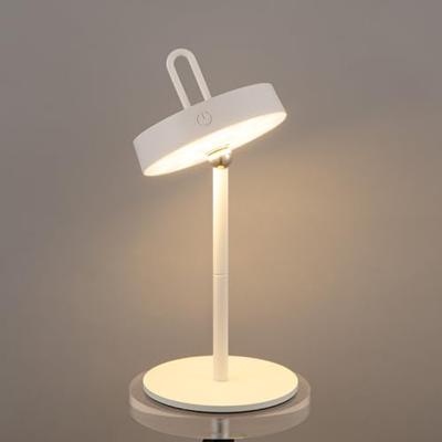 Draadloze Oplaadbare LED Tafellamp - Binnen & Buiten - Dimbaar - ø12.8 x 29 cm - Warmwit licht - 3000mAh - White