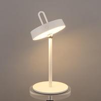 Draadloze Oplaadbare LED Tafellamp - Binnen & Buiten - Dimbaar - ø12.8 x 29 cm - Warmwit licht - 3000mAh - White - thumbnail