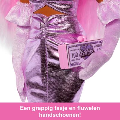 Barbie Fashionsta Pop Deluxe met Metallic Roze Haar