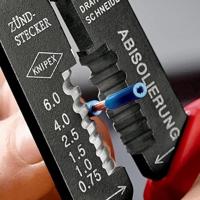 Knipex 97 21 215 Krimptang geïsoleerde kabelschoenen - thumbnail