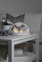 Konstsmide 3280-210 Kerstboog Huis met dieren Warmwit LED Wit - thumbnail