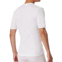 Heren T-Shirt Rib - Feinrib Original - 100% katoenen witte heren ondershirts korte mouw - thumbnail