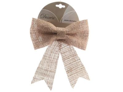 Kerststrik Jute Ø28cm Bruin 1st Kerststrik Jute Ø28cm Bruin 1st