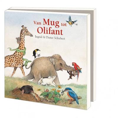 Kaartenmapje Van Mug tot Olifant, Ingrid & Dieter Schubert 10 Stuks