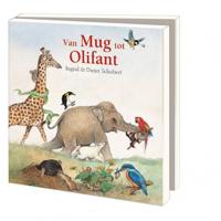 Kaartenmapje Van Mug tot Olifant, Ingrid & Dieter Schubert 10 Stuks - thumbnail