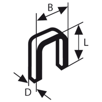 Bosch Accessoires Nieten Type 55 6X108X19mm | 1000 stuks - 2609255828 - thumbnail