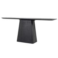 Eleonora Sidetable 'Aron' Mangohout, 180cm, kleur Zwart - thumbnail