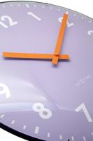 Wandklok 35 cm bolvormige glaslens - geruisloos - glas - NeXtime 'Duomo' - thumbnail
