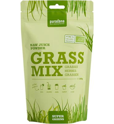 Purasana Grassmix Raw Juice Poeder