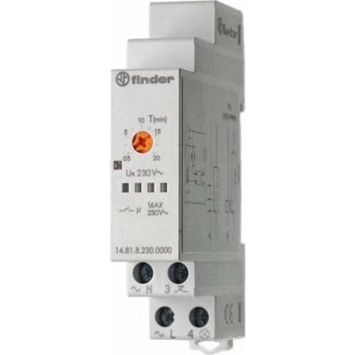 Finder 14.81.8.230.0000 Trappenhuislichtautomaat DIN-rails 230 V/AC Finder 14.81.8.230.0000 Trappenhuislichtautomaat DIN-rails 230 V/AC