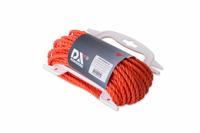 Touw geslagen PP 04mm oranje handh. 20 mtr - thumbnail