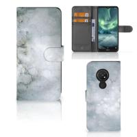 Hoesje Nokia 7.2 | Nokia 6.2 Painting Grey | Portemonnee hoesje - thumbnail