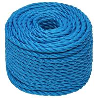 VidaXL Werktouw 14 mm 25 m polypropeen blauw - thumbnail