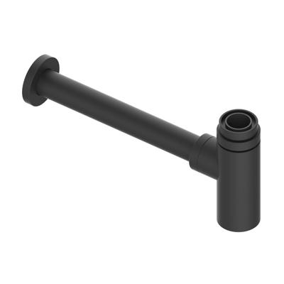 Bekersifon Salenzi Giro Gepoedercoat Messing Mat Zwart