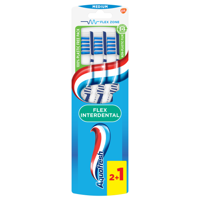 Aquafresh Flex Interdental Tandenborstel Medium - 2+1 gratis in 100% plasticvrije verpakking - thumbnail