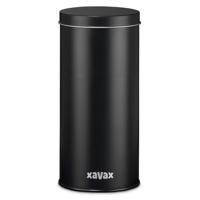 Xavax koffiepad-blik voor bewaren van 20 senseo-pads etc. metaal zwart - thumbnail
