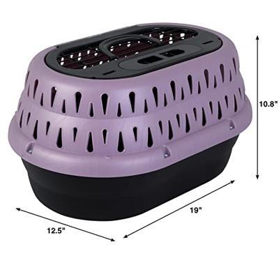 Petmate Top Load Cat Kennel Pearl Bubble Grape