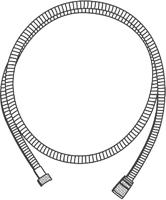 Grohe Vitalio Doucheslang 175 cm Chroom - thumbnail