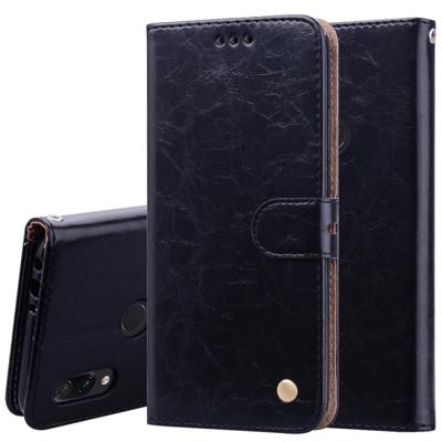 Business Style olie Wax textuur horizontale Flip lederen case voor Xiaomi Redmi 7 met houder & card slots & portemonnee (zwart) Business Style olie Wax textuur horizontale Flip lederen case voor Xiaomi Redmi 7 met houder & card slots & portemonnee (zwart)