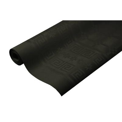 Wicotex Damast papier zwart 1.20x8m