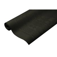 Wicotex tafelpapier op rol Damast 120 cm x 8 mtr. Uni zwart - thumbnail