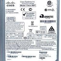 Cisco 2921 Integrated Services Router (8-poort, Gigabit Ethernet) - thumbnail