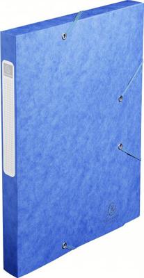 Exacompta Elastobox Cartobox rug van 2,5 cm, blauw, 5/10e kwaliteit
