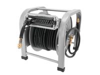 Airpress Luchtslanghaspel PU vloermodel | zelf-oprollend | 1/4" buitendraad | 8 x 14 mm 30 m | 20 bar - 46508 - thumbnail