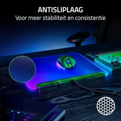 Razer Firefly V2 RGB Pro Phantom Special Edition Transparant Groen Gaming Muismat - thumbnail