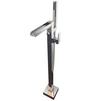 Badkraan Vrijstaand Ducta Best Design 92 cm Watervaluitloop Hoogglans Chroom - thumbnail