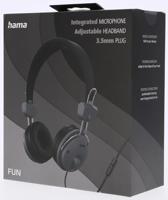 Hama On Ear koptelefoon Kabel Stereo Zwart HiFi - thumbnail