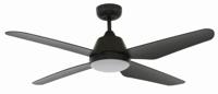 Beacon Plafondventilator met lampAria Led Ø 122cm zwart IP55 - 212998 - thumbnail