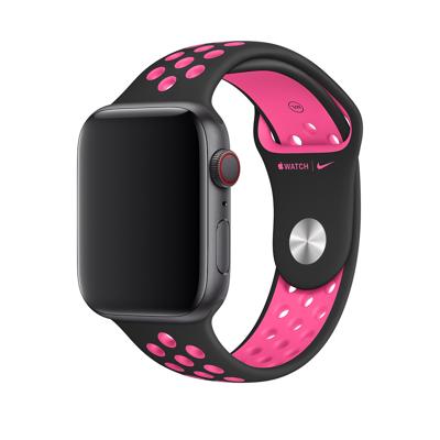 Apple Nike Sport Band Apple Watch 42mm / 44mm / 45mm / 49mm Black / Pink Blast