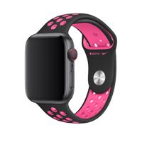 Apple Nike Sport Band Apple Watch 42mm / 44mm / 45mm / 49mm Black / Pink Blast - thumbnail