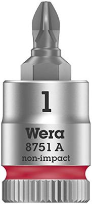 Wera 8751 A 05003350001 Kruiskop Phillips Dopsleutel-bitinzet PH 1 1/4 (6.3 mm) Wera 8751 A 05003350001 Kruiskop Phillips Dopsleutel-bitinzet PH 1 1/4 (6.3 mm)