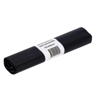 Afvalzak cleaninq 45x50cm recycled t25 15l zwart Afvalzak cleaninq 45x50cm recycled t25 15l zwart