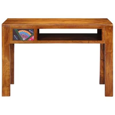 Bureau met lade Bruin 110 x 50 x 73 cm Massief acaciahout