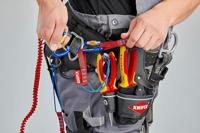 Knipex Materiaalkarabijn | lengte 81 mm | met schroefsluiting | blauw gecoat | 1 stuk - 00 50 03 T BK 00 50 03 T BK - thumbnail