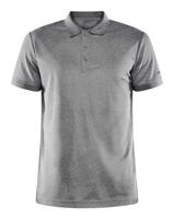 Craft Core Unify Polo Heren Dark Grey Melange M - thumbnail