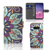 Samsung Galaxy S10e Hoesje Purple Flower - thumbnail