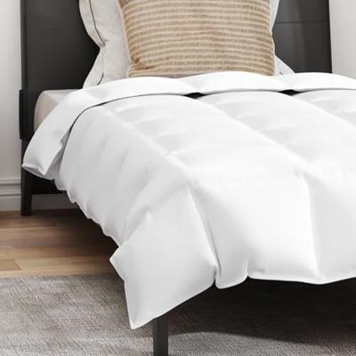 Dekbed Set met kussen 2 pcs Wit 135 x 220 cm Dons