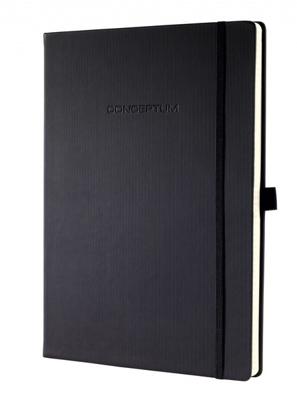 Notitieboek sigel conceptum pure a4 lijn zwart Notitieboek sigel conceptum pure a4 lijn zwart