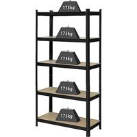 TOOLCRAFT KCT20CP Stellingkast (extra stevig) 175 kg (b x h x d) 90 x 1.8 x 40 cm Metaal, Hardboard Antraciet/zwart Harde vezelbodem - thumbnail