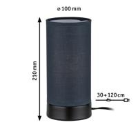 Paulmann Pia 77059 Tafellamp LED E14 Zwart (mat) - thumbnail