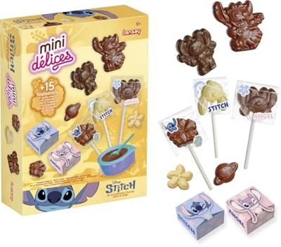 Mini Delights - LANSAY - Chocolademaakset met Stitch en Engel - Geschikt voor kinderen vanaf 6 jaar