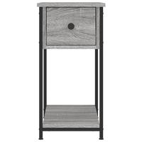 Nachtkastjes 2 st 30x60x60 cm bewerkt hout grijs sonoma eiken - thumbnail